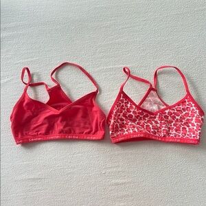 Calvin Klein Red Intimates Bra Set